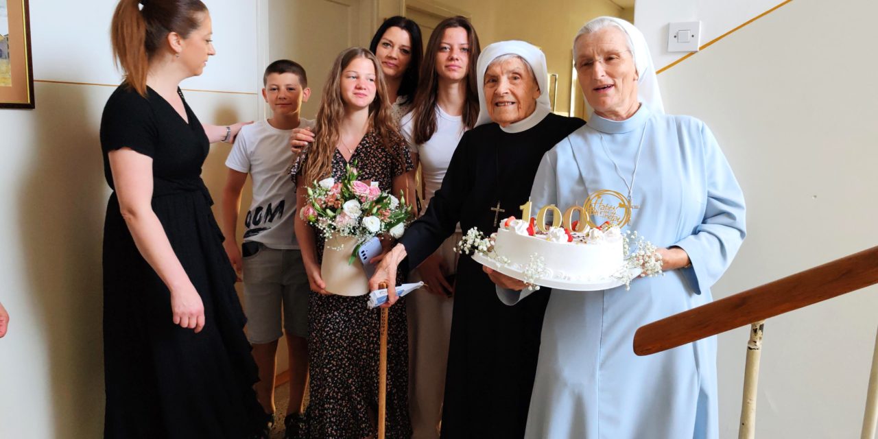 ZADAR: S. Antica Žuljević proslavila 100. rođendan u Samostanu ‘Sv. Vinko Paulski’ sestara milosrdnica