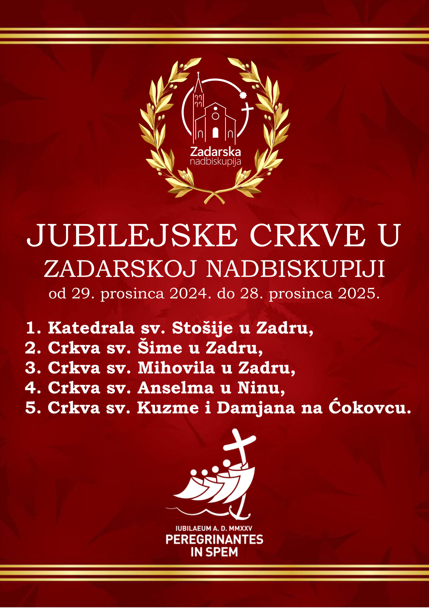 Jubilejske crkve, plakat